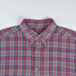 پیراهن پشمی چهارخانه قرمز