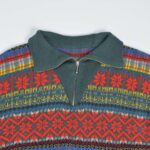 بافت وینتیج نیم زیپ