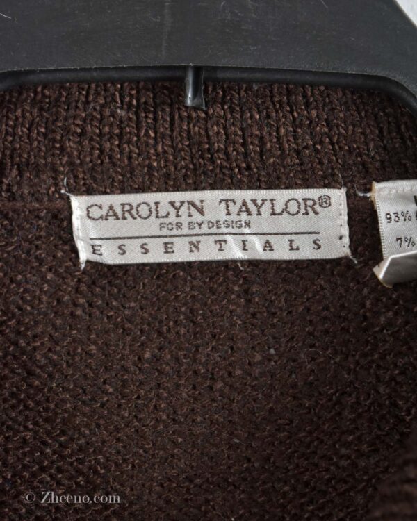 بافت وینتیج نیم زیپ Carolyn Taylor - Image 4