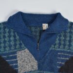 بافت وینتیج چند رنگ زیپ دار