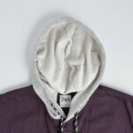 پیراهن جین کلاه دار Zara بادمجانی