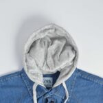 پیراهن جین کلاه دار Zara آبی تیره