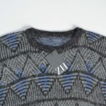 بافت وینتیج مشکی و طوسی