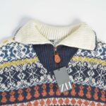 بافت وینتیج نیم زیپ Die