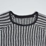 بافت وینتیج مشکی و سفید