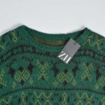 بافت وینتیج سبز و زرد