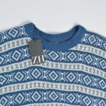 بافت وینتیج آبی نفتی