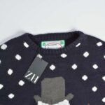 بافت کریسمسی سرمه ای