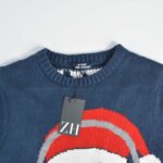 بافت کریسمسی سرمه ای