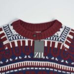 بافت وینتیج زرشکی