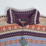 بافت وینتیج نیم زیپ Omk