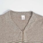 بافت وینتیج طرح لوزی زیب دار