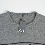 بافت وینتیج طوسی مشکی