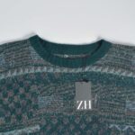 بافت وینتیج سبز و آبی