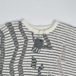 بافت وینتیج سفید مشکی