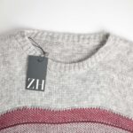 بافت وینتیج طوسی زرشکی