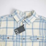 پیراهن پشمی آبی سفید George