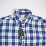 پیراهن پشمی سفید سرمه ای St Johns Bay