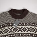 بافت وینتیج قهوه ای سفید