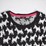 بافت وینتیج سفید مشکی F&F