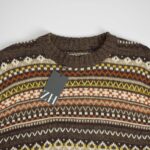 بافت وینتیج قهوه ای