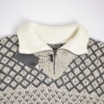 بافت وینتیج نیم زیپ