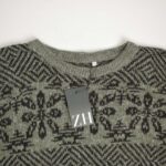 بافت وینتیج مشکی نوک مدادی