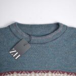 بافت وینتیج آبی نفتی