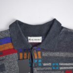 بافت وینتیج دکمه دار Blue Seven