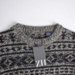 بافت وینتیج مشکی و طوسی