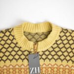 بافت وینتیج رنگ نخودی زیپ دار