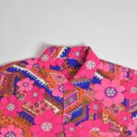 پیراهن هاوایی سرخابی