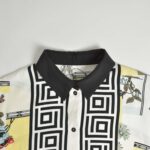 پیراهن هاوایی سفید طرح دار