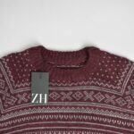 بافت وینتیج زرشکی