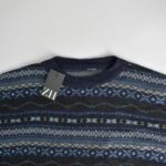 بافت وینتیج سرمه ای مشکی