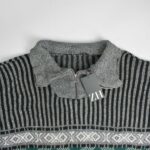 بافت وینتیج نیم زیپ