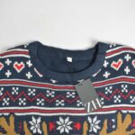 بافت کریسمسی سرمه ای