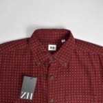 پیراهن کبریتی زرشکی