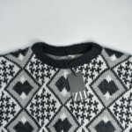 بافت وینتیج سیاه و سفید