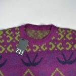 بافت وینتیج بادمجانی