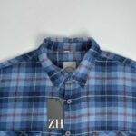 پیراهن پشمی ضخیم سرمه ای