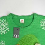 بافت کریسمسی سبز روشن