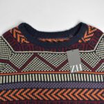 بافت وینتیج سرمه ای چند رنگ