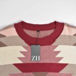 بافت وینتیج سورخابی کرمی