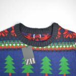 بافت کریسمسی چند رنگ