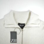 بافت سفید نیم زیپ Up fashion