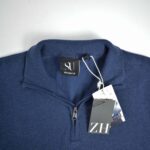 بافت سرمه ای نیم زیپ SU