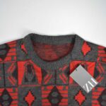 بافت وینتیج قرمز