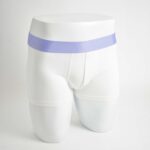 شورت سفید کمر یاسی