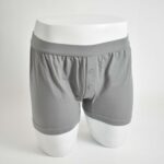 شورت طوسی دکمه دار